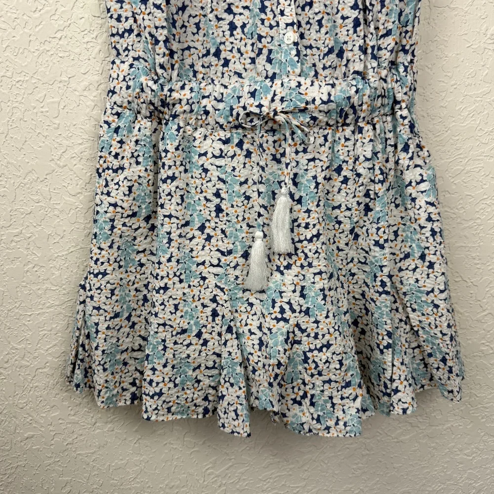 *We Are Sundays Womens Indigo Blue Floral Harley Romper Small - Picture 9 of 14